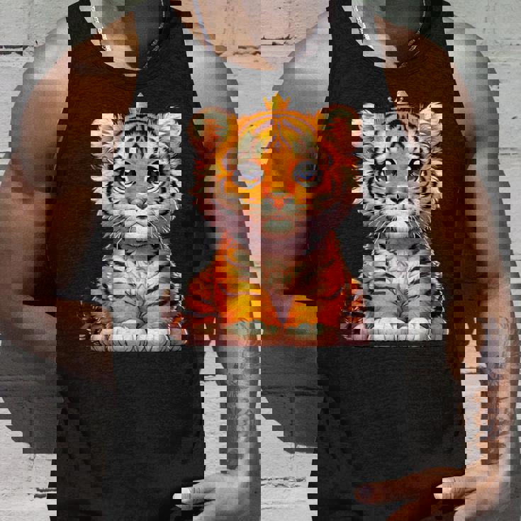 タイガーカブ×可愛いベイビータイガー タンクトップ 彼への贈り物