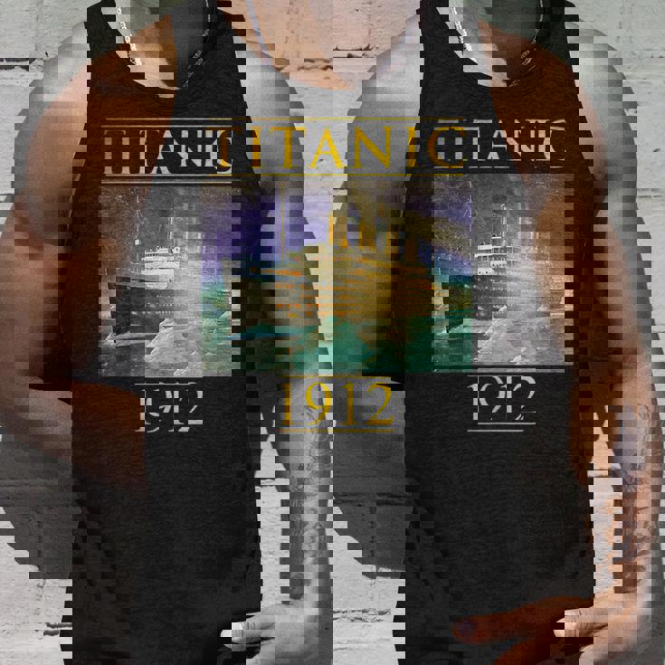 タイタニックtシャツ 帆船 ヴィンテージ クルーズベッセル 1912年 ギフト タンクトップ 彼への贈り物