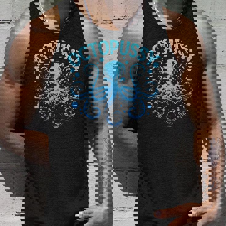 タコ猫 蛸 海 海 動物 駄じゃれ タンクトップ 彼への贈り物