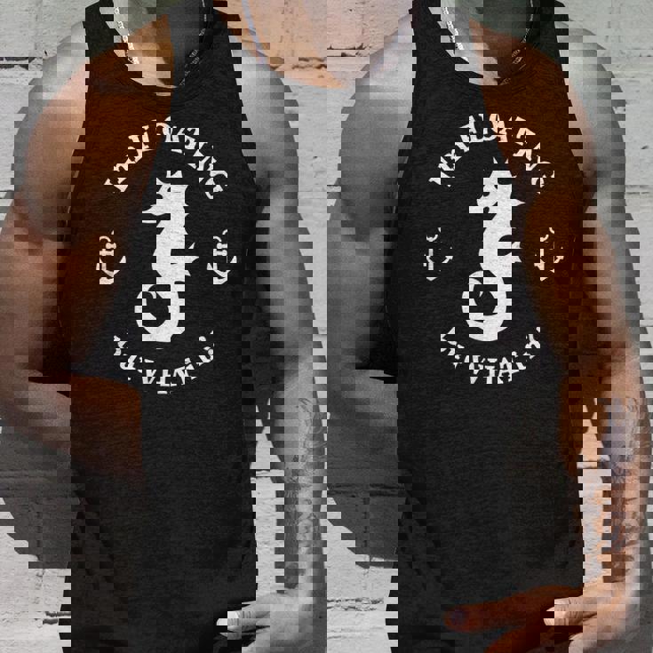 タツノオトシゴ おもしろ 竜の落とし子 かわいい 龍の落とし子 タンクトップ 彼への贈り物