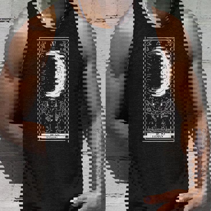 タロットカード 月 占い師 オカルト 魔女 ウィッカン カード タンクトップ 彼への贈り物