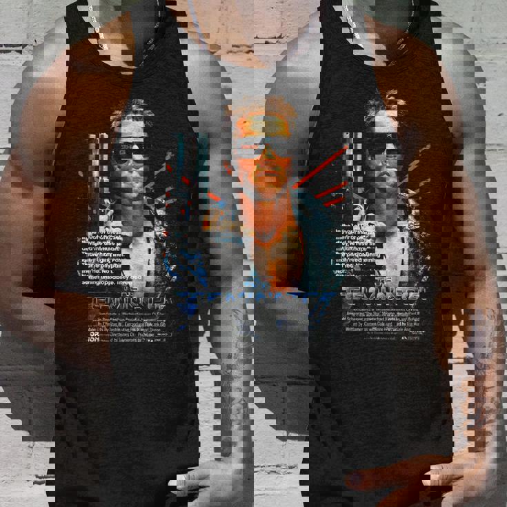 ターミネーター ポスター 映画 レトロf タイムトラベラー ゲーマー タンクトップ 彼への贈り物