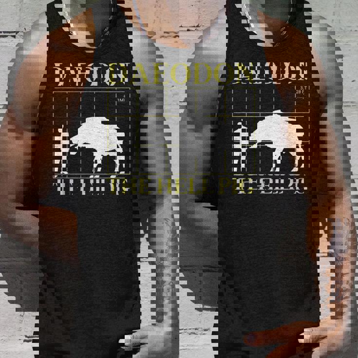 ダエオドン 地獄の豚 先史時代の絶滅した豚 タンクトップ 彼への贈り物