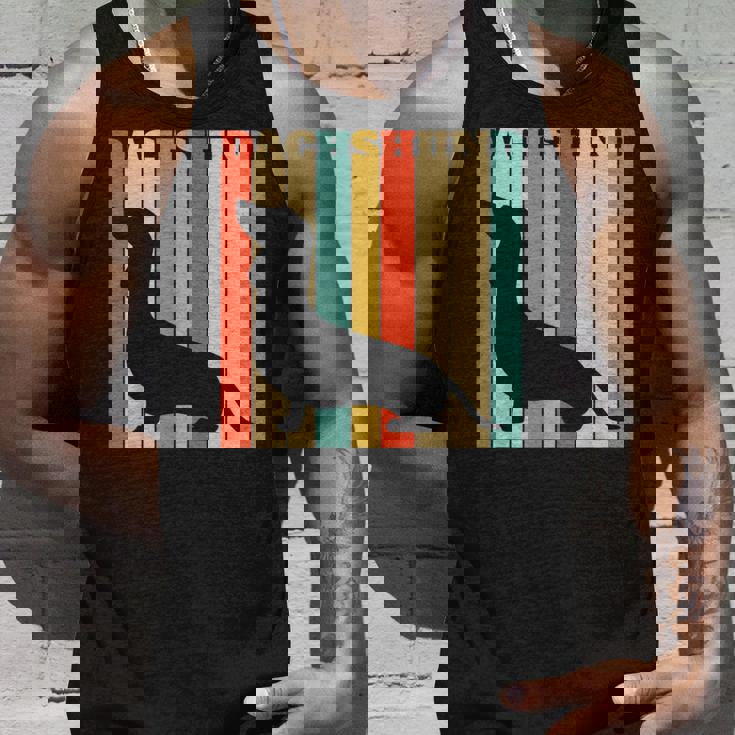 ダックスフンドのギフトレトロなスタイル タンクトップ 彼への贈り物