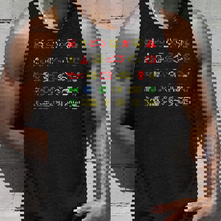 ダッシュボードインジケーターライト 面白い タンクトップ 彼への贈り物