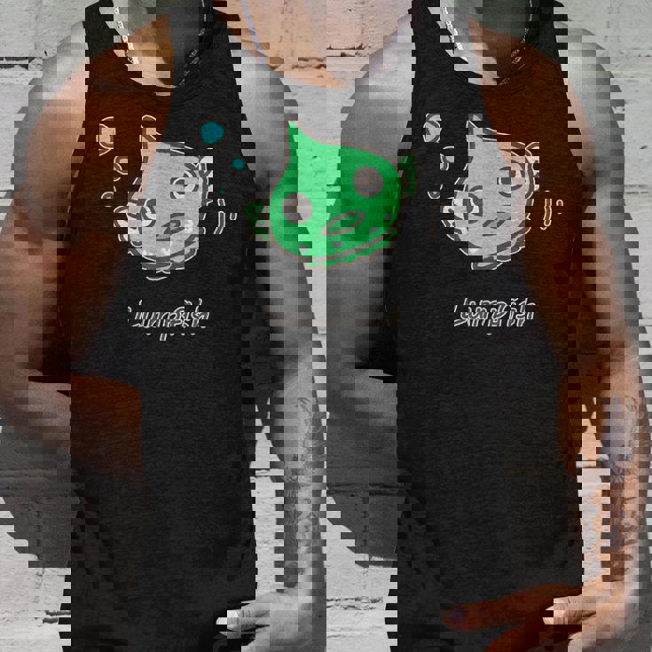 ダンゴウオ 緑ver 魚 かわいい おもしろ ネタ 海 魚好き プレセント タンクトップ 彼への贈り物