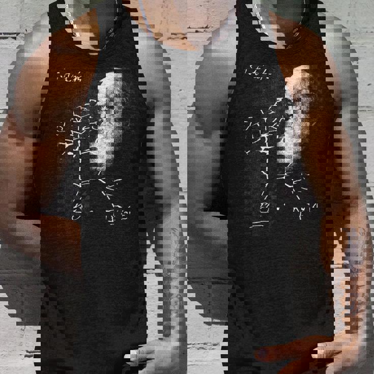 ダーウィン 生命の木 進化 科学シャツ 生物学 オタク タンクトップ 彼への贈り物