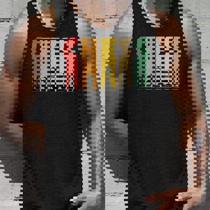 チェス レトロデザイン 戦略思考スポーツギフト タンクトップ 彼への贈り物