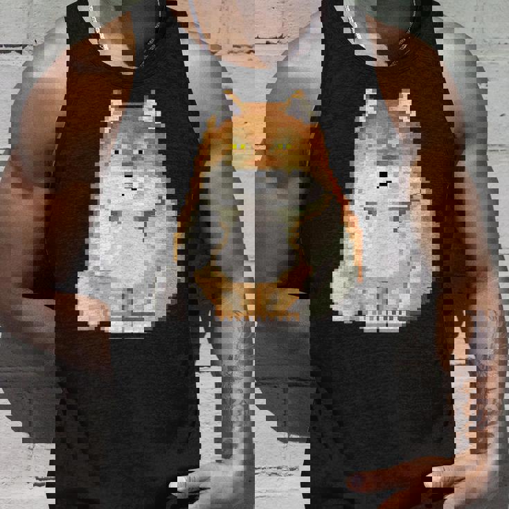 チベットスナギツネ ドット絵 ピクセルアート 虚無 ゲーム レトロゲーム ミーム タンクトップ 彼への贈り物