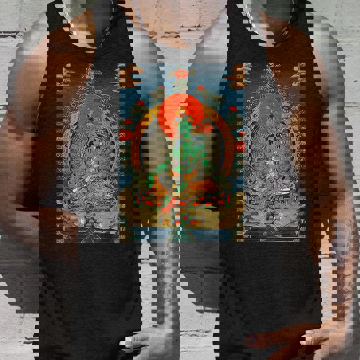 チベットタンカ サムサラ 曼荼羅 生命の輪 仏教 タンクトップ 彼への贈り物