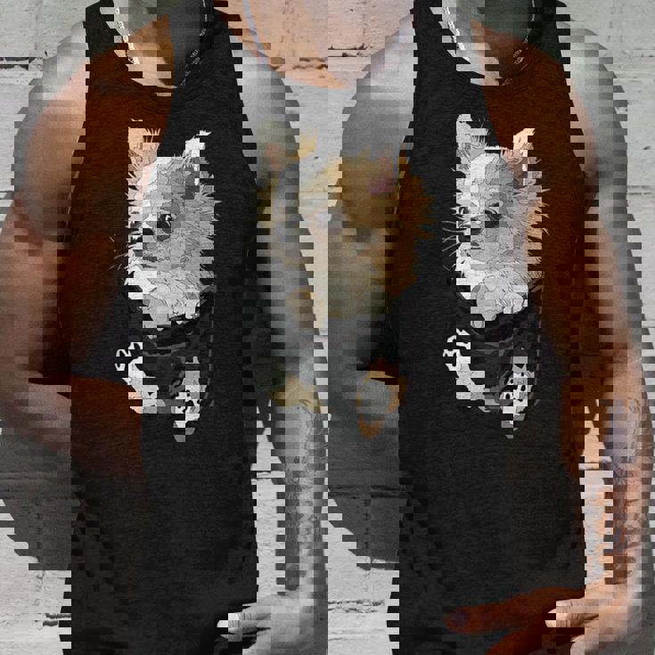 チワワ インポケット チワワ 長髪 チワワ 犬好き タンクトップ 彼への贈り物