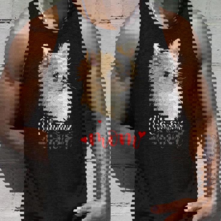 チワワ ロングヘア チワワ ロングヘア ママ ママ 犬好き タンクトップ 彼への贈り物