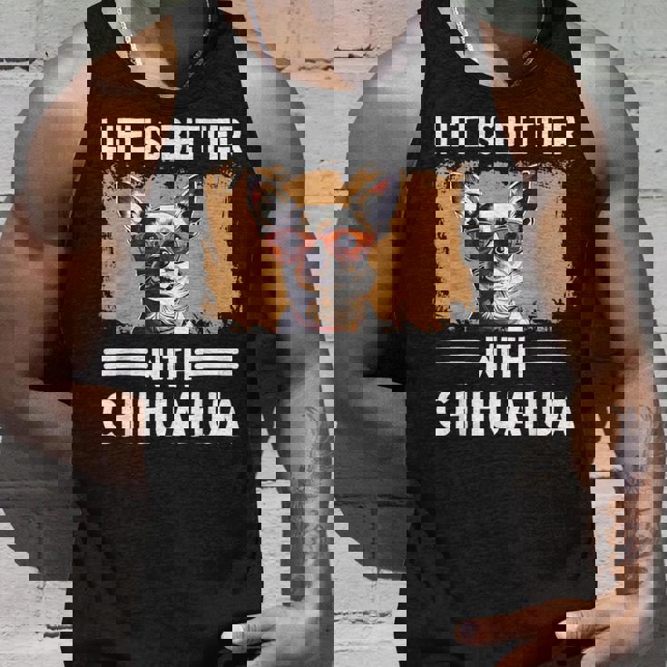 チワワデザイン レディース メンズ チワワ 犬 チワワ 恋人 タンクトップ 彼への贈り物