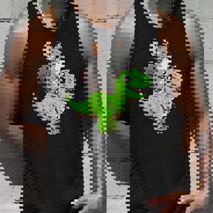 チンチラ T-Rex 恐竜 ペット おもしろい ティラノサウルス タンクトップ 彼への贈り物