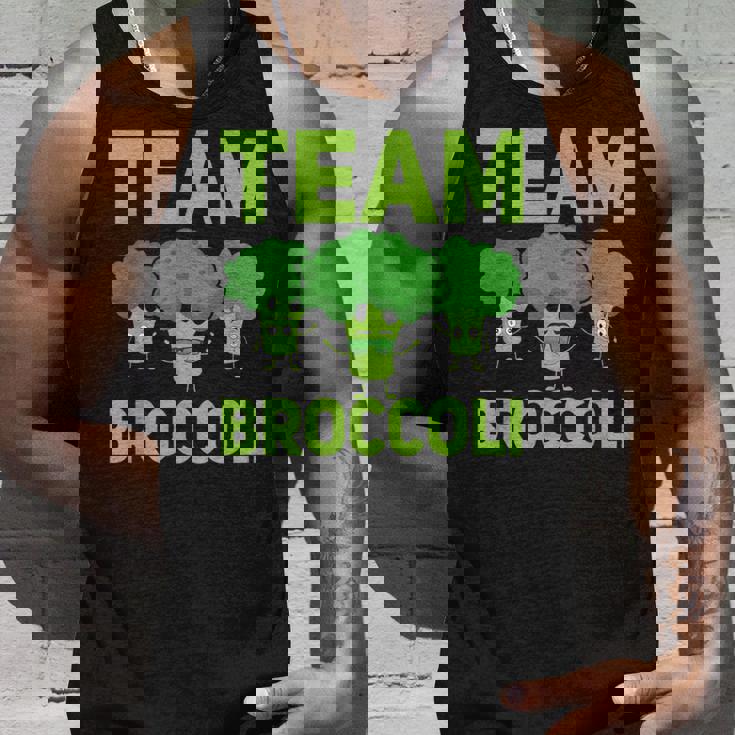 チーム ブロッコリー ビーガン ベジタリアン 植物ベース 野菜 タンクトップ 彼への贈り物