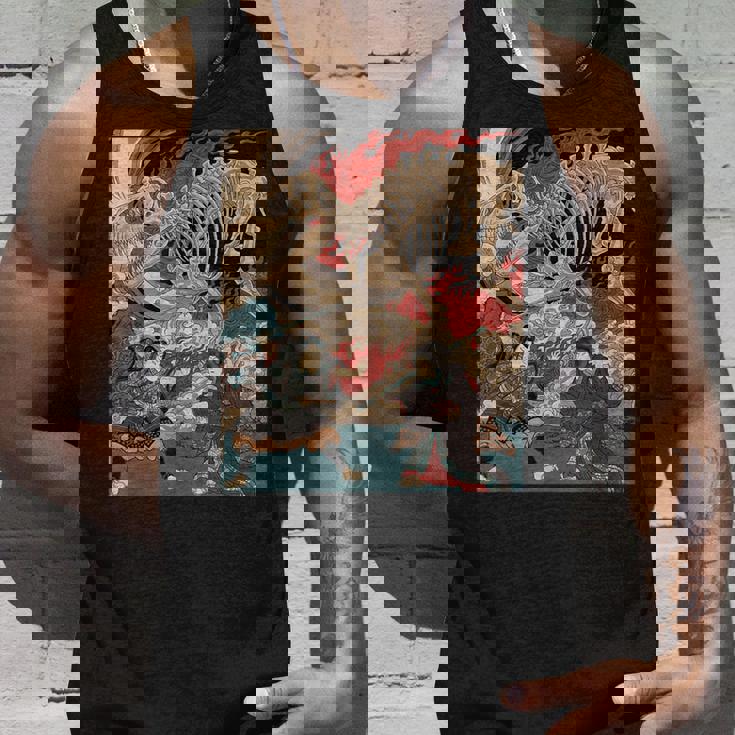 ティラノサウルス浮世絵 タンクトップ 彼への贈り物