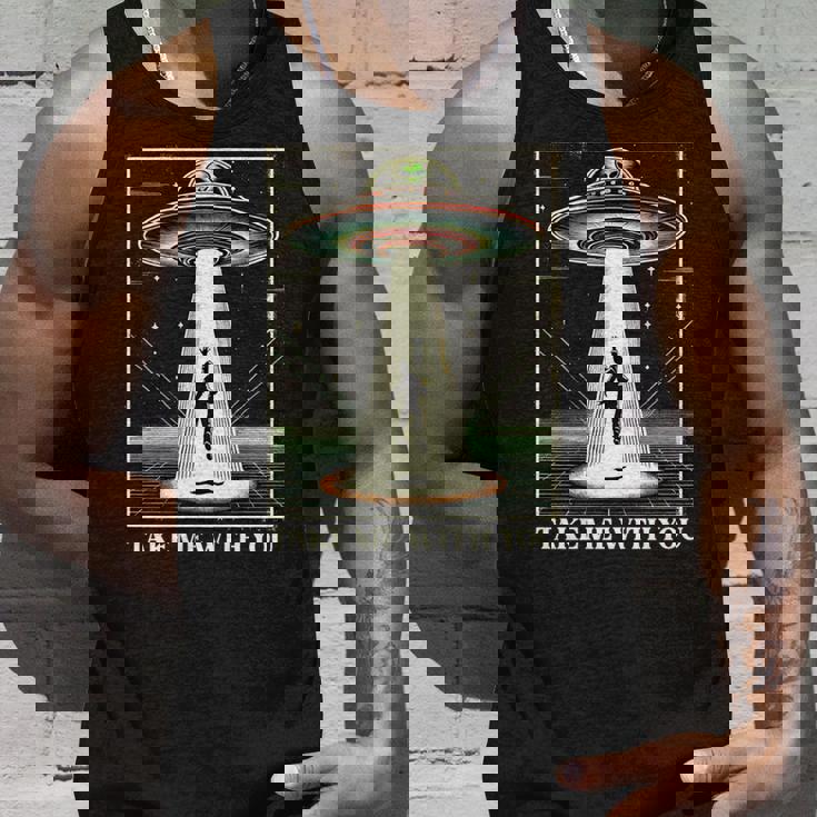 テイク・ミー・ウィズ・ユー エイリアン Ufo クローズエンカウンター ロズウェル エリア51 長袖tシャツ タンクトップ 彼への贈り物