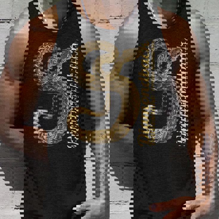 テキサス・ガラガラヘビ・クロタラス・アトロックス・アダマンテウス タンクトップ 彼への贈り物