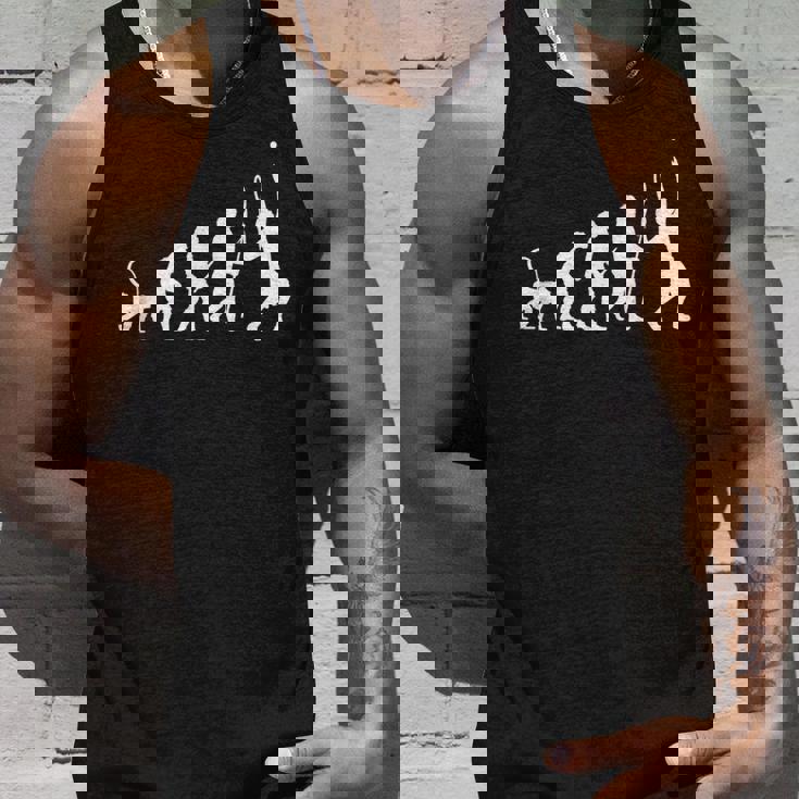 テニスの面白い進化 タンクトップ 彼への贈り物