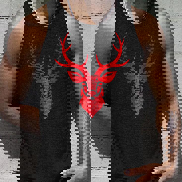 ディア シャレー アントラーズ レトロ スタッグ アントラーズ ヴィンテージ お土産 タンクトップ 彼への贈り物