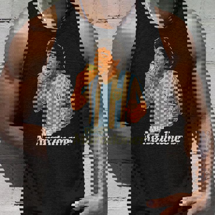 ディエゴ・マラドーナー X デリシャス ドニ ミーム ドナー ケバブ好き タンクトップ 彼への贈り物