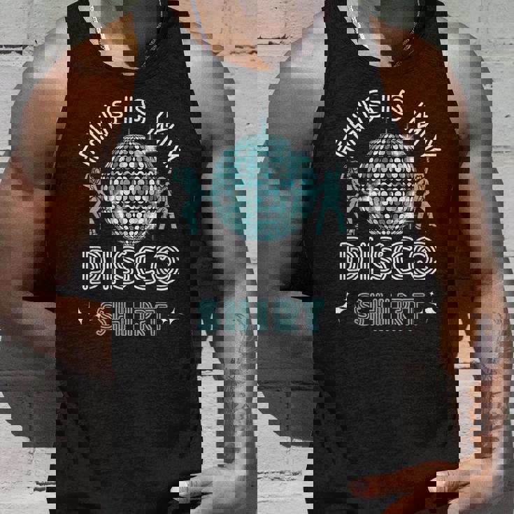 ディスコ衣装 レディース メンズ 70年代&80年代コスチューム This Is My Disco タンクトップ 彼への贈り物