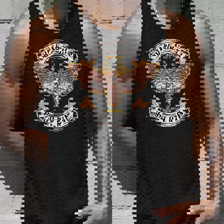 デスヘッド ホークモス 昆虫 ボディローション 面白い ハロウィン タンクトップ 彼への贈り物