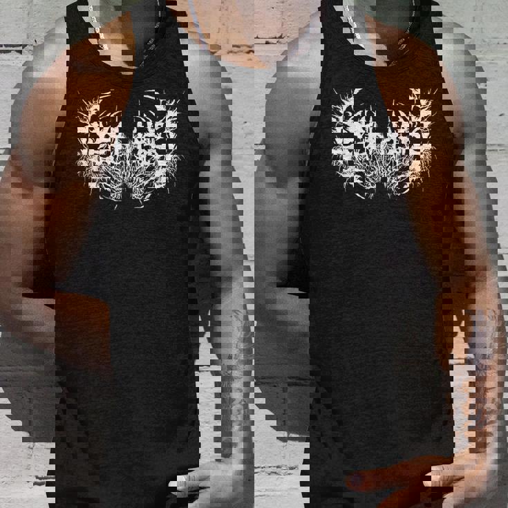 デスメタル ロゴ シンボル フォント タンクトップ 彼への贈り物