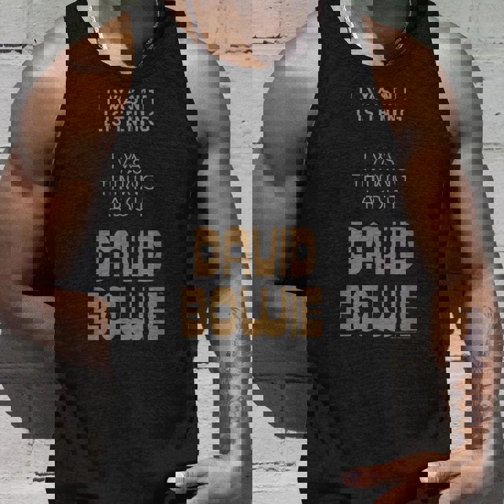 デヴィッド・ボウイ 聞いていなかった ボウイのことを考えていた タンクトップ 彼への贈り物