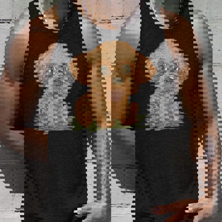 トイプードル かわいい いぬ 子犬 ペット おもしろ 動物 イラスト タンクトップ 彼への贈り物