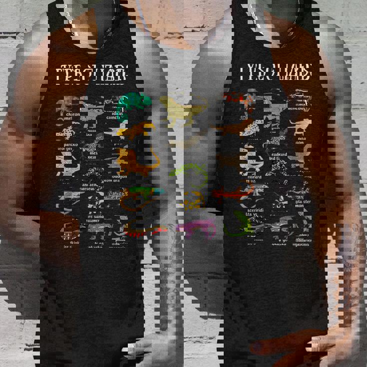 トカゲの種類 爬虫類爬虫類学 男性 子供 トカゲ コラージュ タンクトップ 彼への贈り物