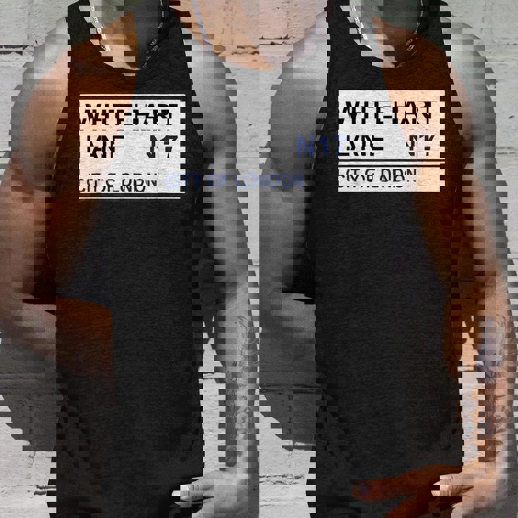 トッテナム フットボールチーム ホワイト ハートレーン ストリートサイン タンクトップ 彼への贈り物