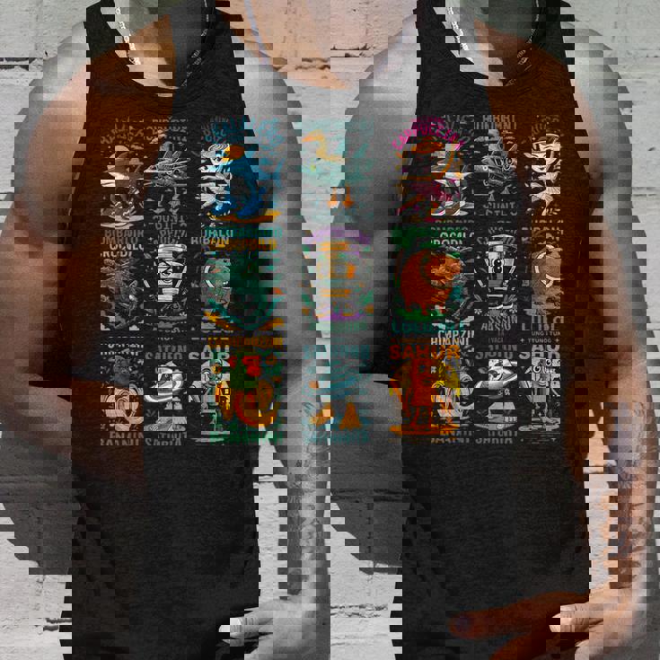 トップ ブレイン キャラ キッズ お気に入り 男の子 ミーム Aiモンスター タンクトップ 彼への贈り物