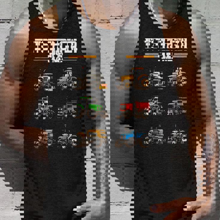 トラクター タイム 農業 男の子 キッズ 農家 農業 トラクター タンクトップ 彼への贈り物