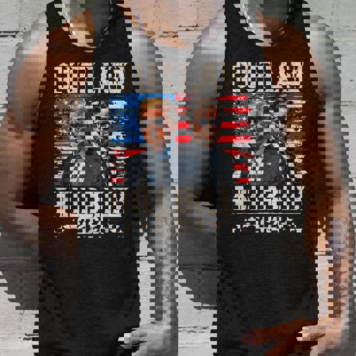 トランプ・ヴァンス'24 アウトロー・ヒルビリーアメリカ国旗ヴィンテージ タンクトップ 彼への贈り物