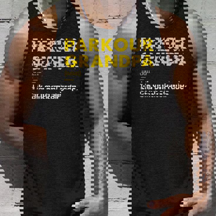 トレーサー・グランパ・デフィニション・パルクール タンクトップ 彼への贈り物