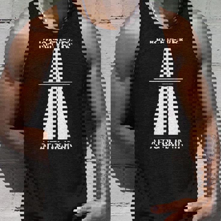 ドイツでの楽しい高速運転のためのクラフトワークアウトバーン タンクトップ 彼への贈り物