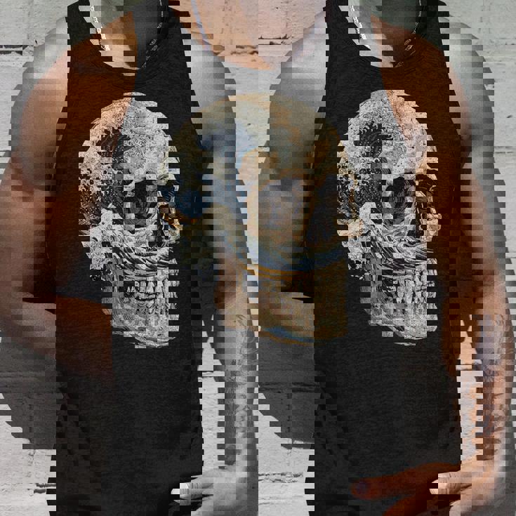 ドクロ 波 日本美術 海 タンクトップ 彼への贈り物