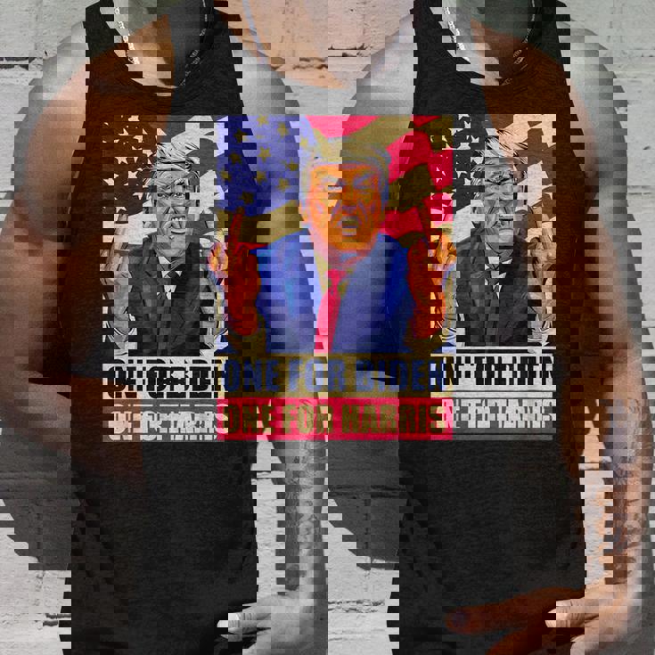 ドナルド・トランプ 中指 バイデン ハリス アメリカ 共和党員 タンクトップ 彼への贈り物