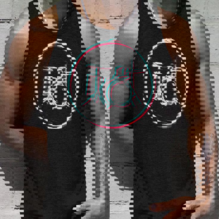 ドラミングドラマー ドラムセット タンクトップ 彼への贈り物