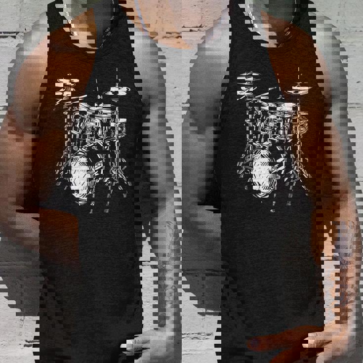 ドラムセットの図面 電子ドラム タンクトップ 彼への贈り物