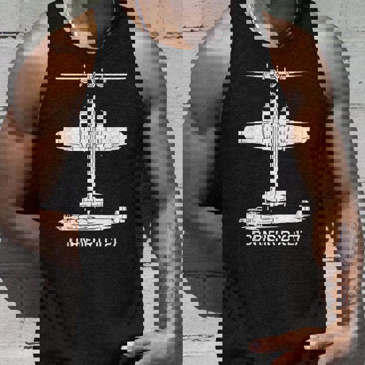 ドルニエdo217ドイツ第二次世界大戦爆撃機 タンクトップ 彼への贈り物