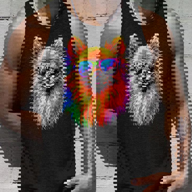 ドワーフ・スピッツ ポメラニアン ポム・スウィート・ジャーマン・スピッツ タンクトップ 彼への贈り物