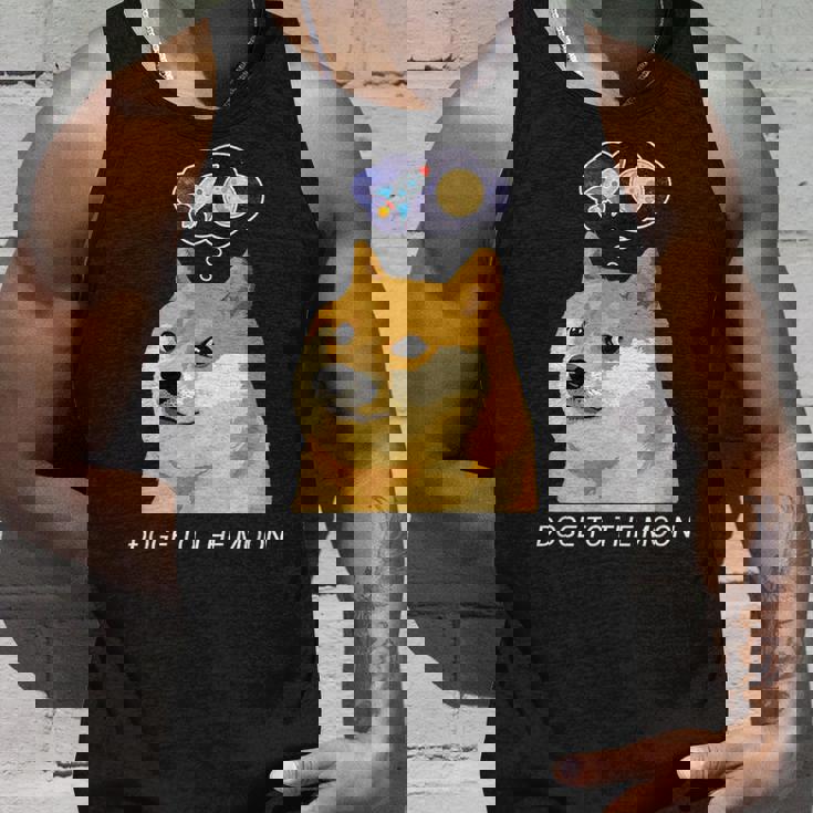 ドージコインdogecoin Hodl 月へ月にto The Moon 暗号通貨doge Memeドージミーム タンクトップ 彼への贈り物