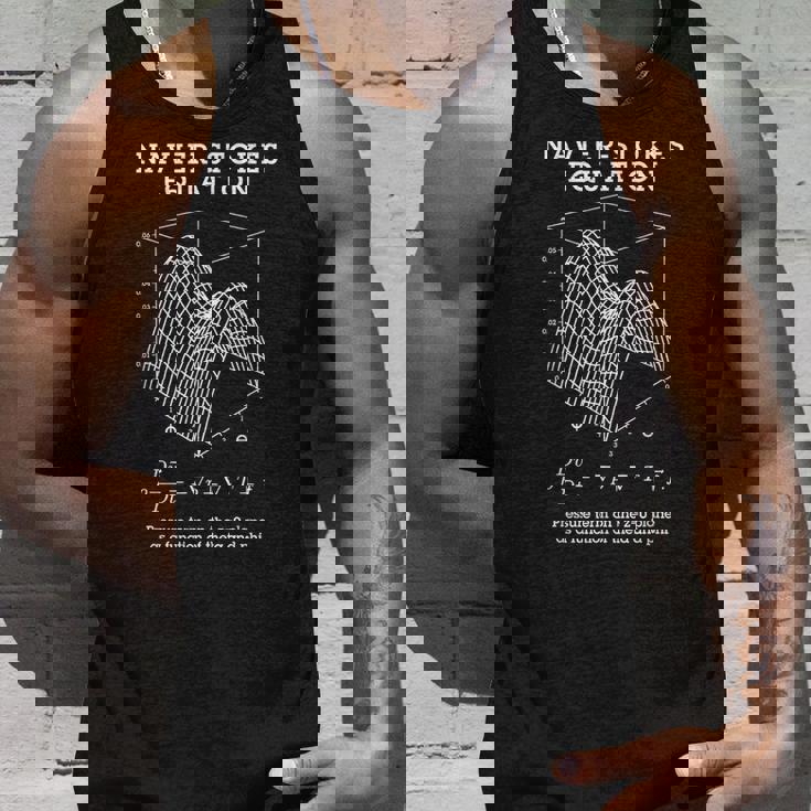 ナビエ・ストークス 方程式 物理学 数学 教師 オタク系 科学 タンクトップ 彼への贈り物