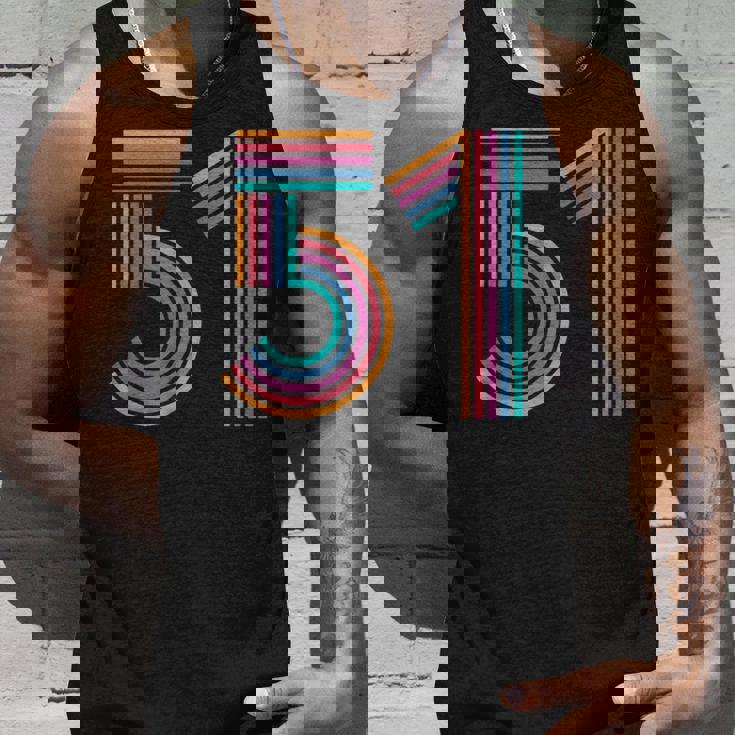 ナンバー51 Fifty-One Anniversary 男女 51歳の誕生日 タンクトップ 彼への贈り物