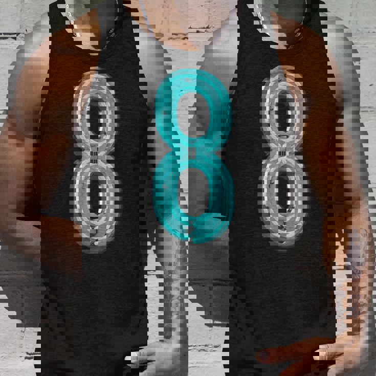 ナンバー8 、ファニーナンバーエイトtシャツ タンクトップ 彼への贈り物