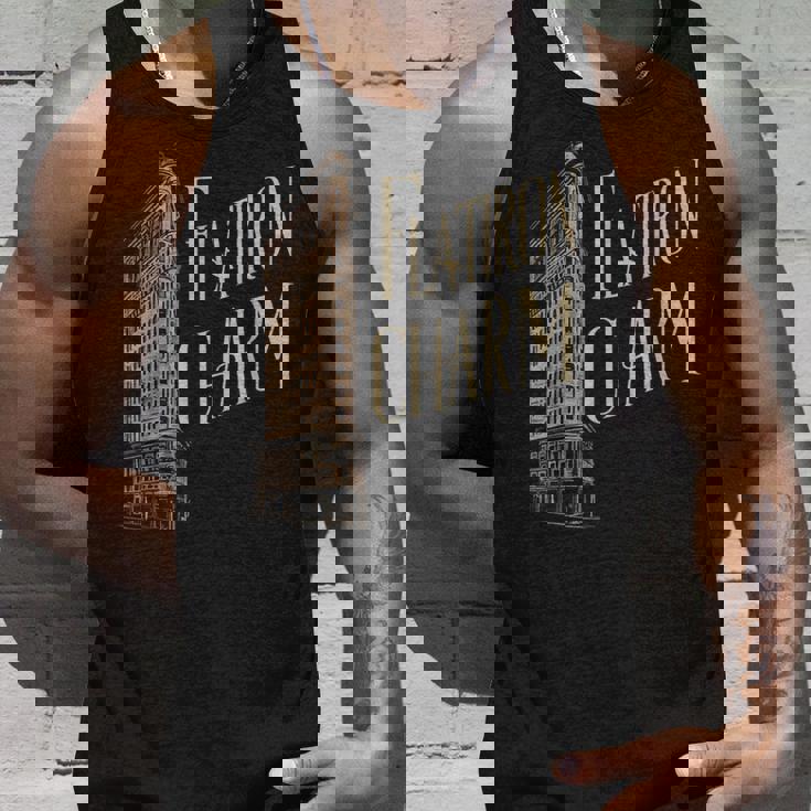 ニューヨークチャームフラットアイアンビルディング タンクトップ 彼への贈り物