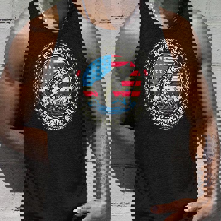 ニューヨーク市フィッシャーマンズクラブ アメリカ国旗釣り タンクトップ 彼への贈り物