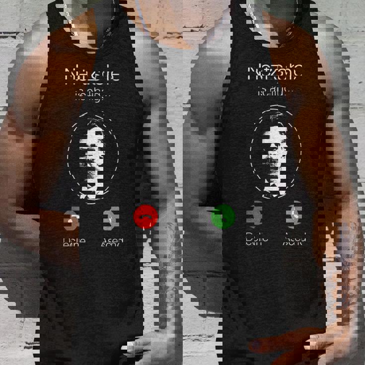 ニーチェが呼んでいる-ニヒリズム哲学 タンクトップ 彼への贈り物